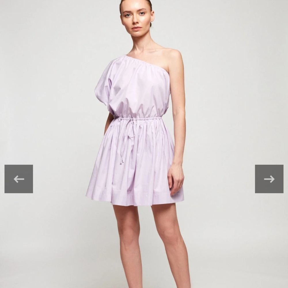 SWF Lavender One-Shoulder  Mini Dress